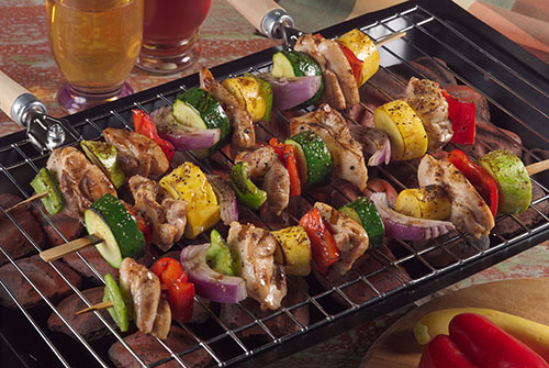 Chicken And Summer Vegetable Kebabs Davita