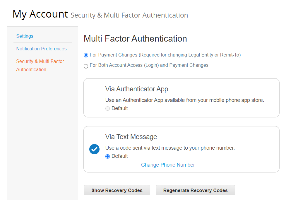 multifactor authentication