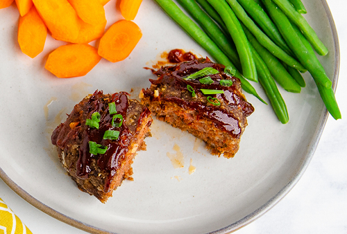 Glazed Mini Meatloaves Recipe