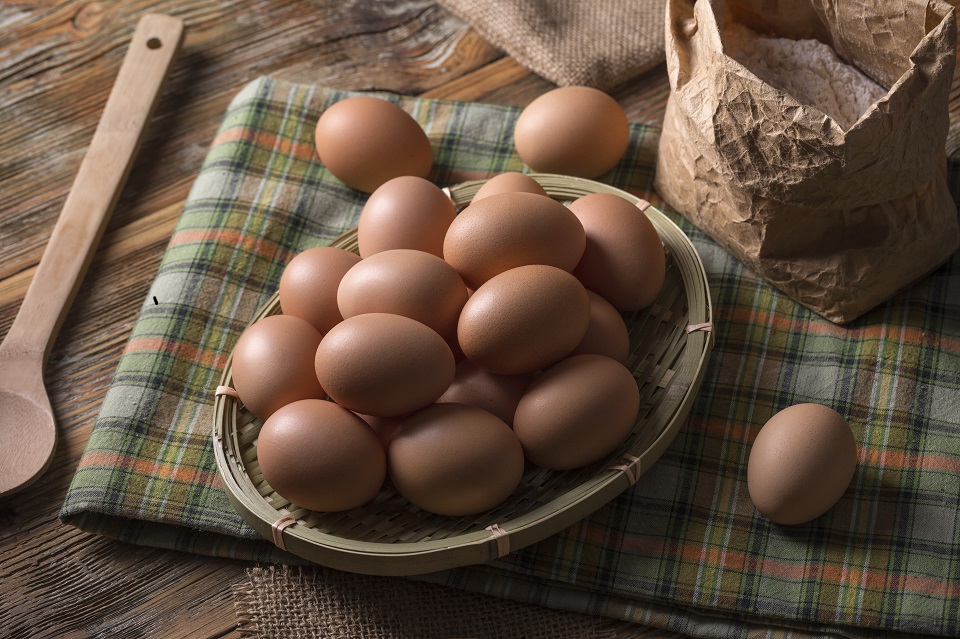 Chicken eggs