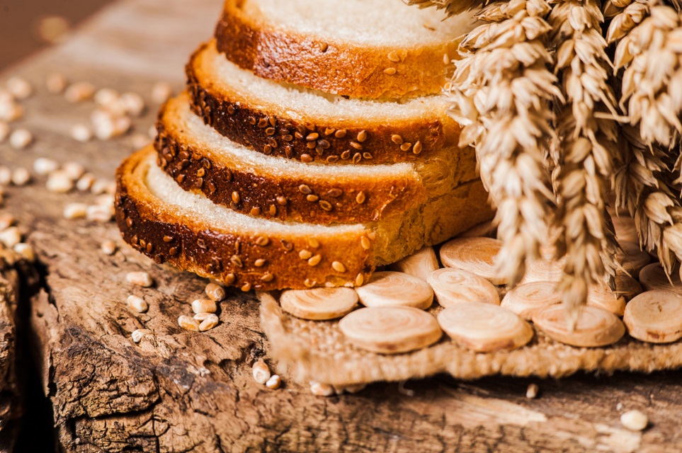 Ear of wheat bread
