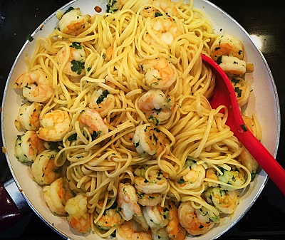 Abby T-Cooked Shrimp Linguine-sm