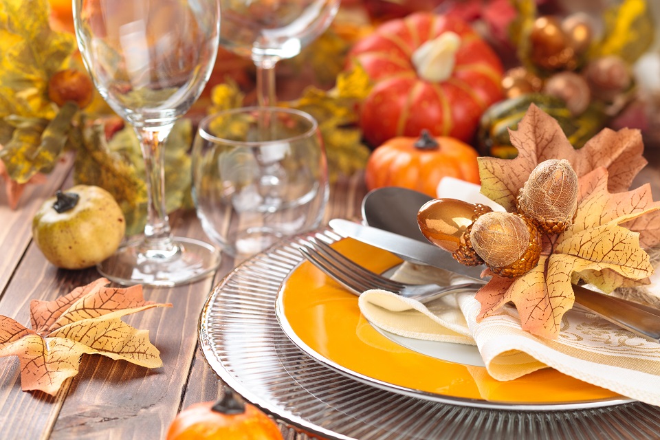 Thanksgiving dinner decoration.