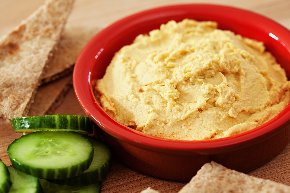 Humous Dip with Pitta Bread