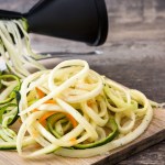 Zucchini and carrot noodles