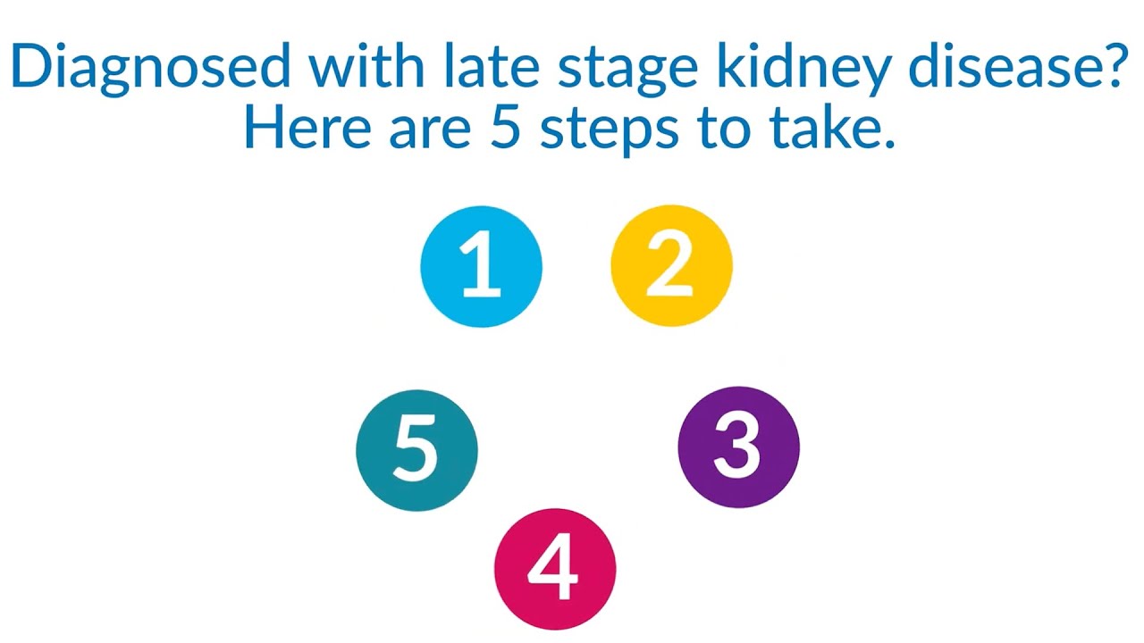 5 Steps to Take When Diagnosed with Late Stage Kidney Disease Cover Image