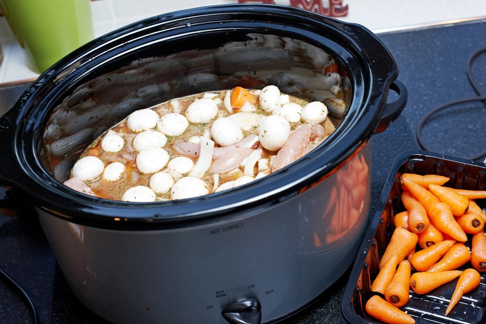Casserole in slow cooker