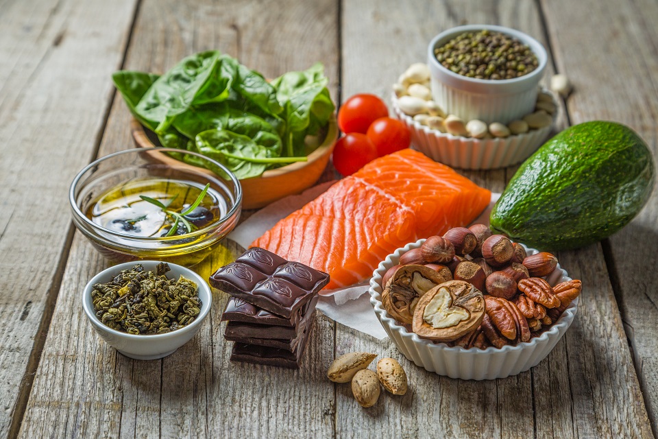 Selection of nutritive food - heart, cholesterol, diabetes