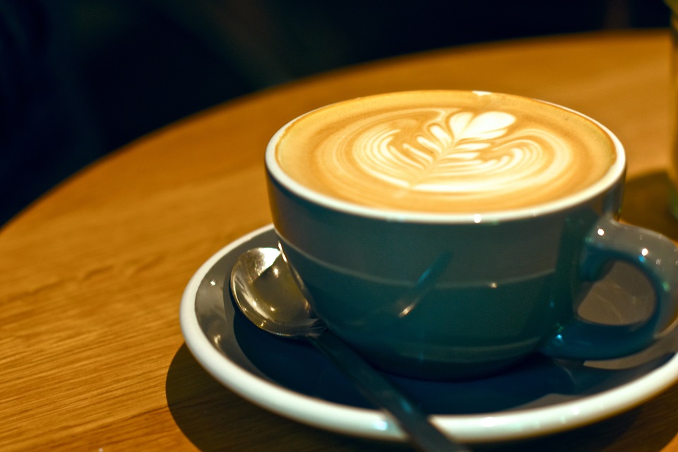 Close-Up Of Cappuccino On Table