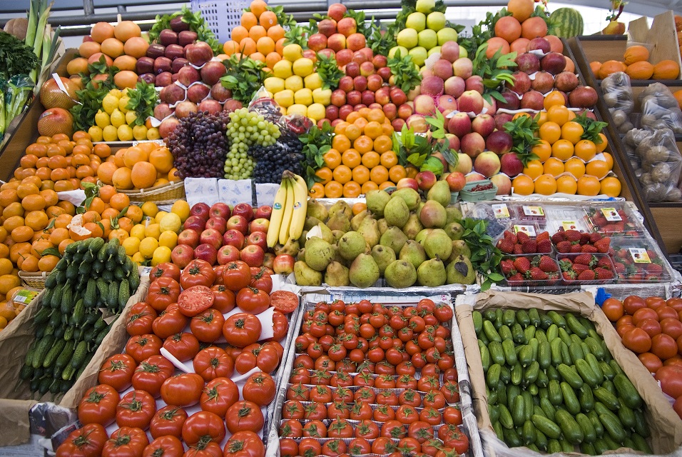 Food Market in Moscow