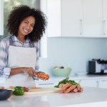 Preparing a healthy meal