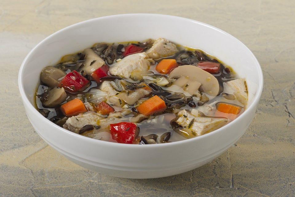 Turkey, Wild Rice and Mushroom Soup; Soup Stove Top Turkey; 2017 Lifelines;