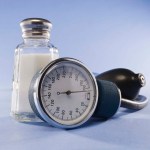 Blood pressure cuff and salt