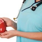 Nurse with healthy kidney