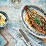 Grilled Sea Beam with Mojo Isleno Puerto Rican Sauce