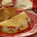 Mushroom Redpepper Omelet