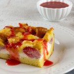 Strawberry Cream Cheese French Toast Casserole