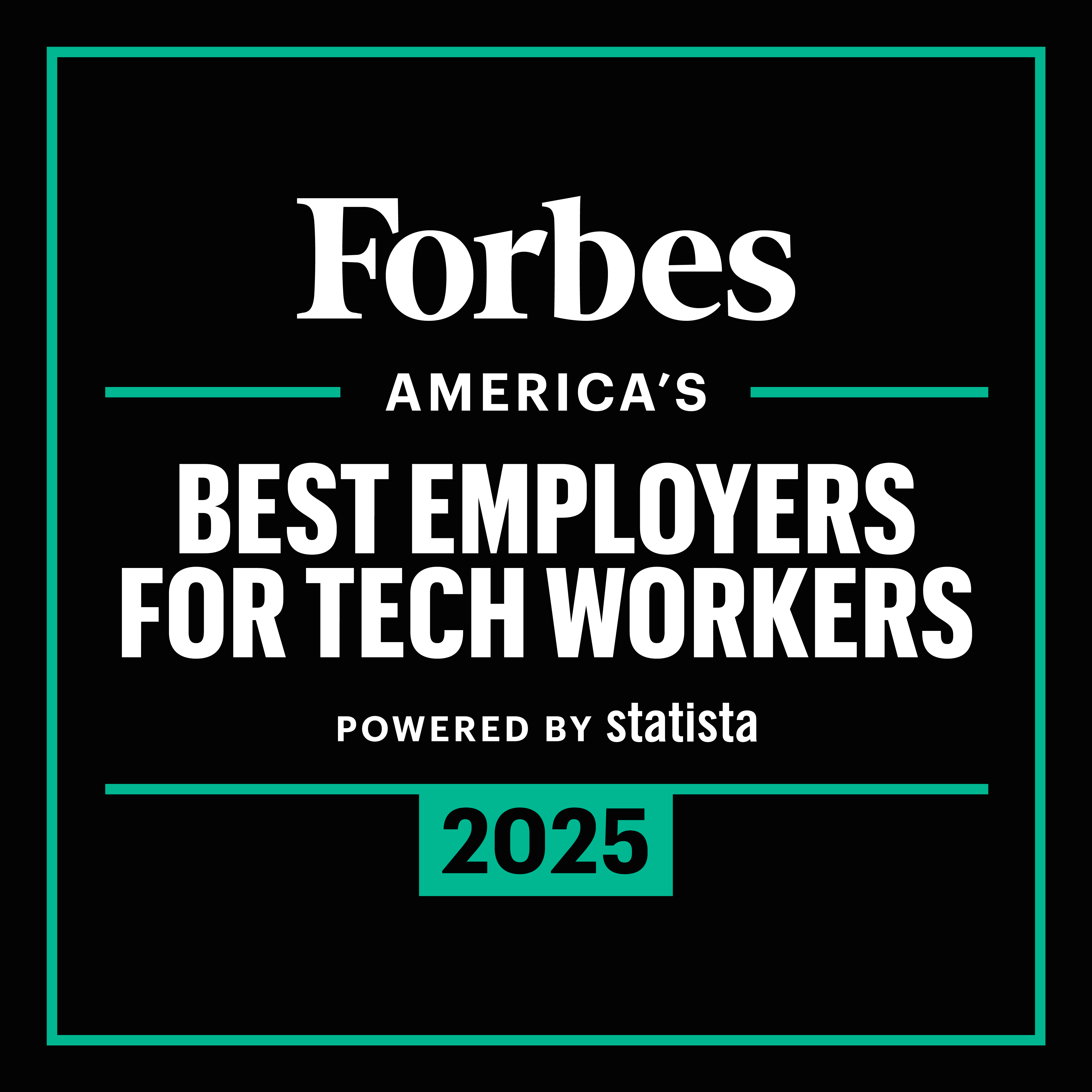 Forbes America's Best - Employers For Tech Workers - Powered By Statista 2025