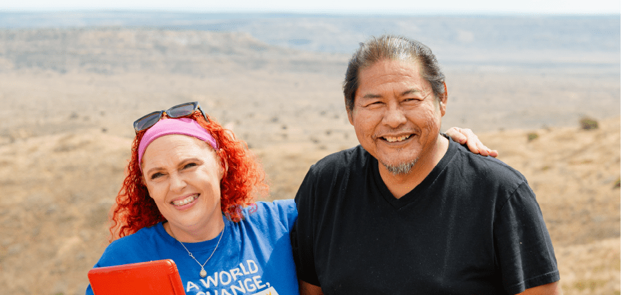 Patient and woman from the Region 5 Documentary