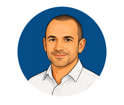 Brad Marzullo illustrated headshot