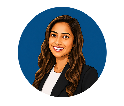 Deepika Nagarajan Illustrated Headshot