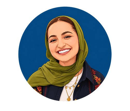 Israa Dabour Illustrated Headshot