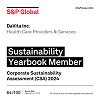 S&P Global - DaVita Inc Health Care Providers & Services - Sustainability Yearbook Member - Corporate Sustainability Assessment (CSA) 2024 - 64/100 Score Date February 5, 2026 - For terms of use, visit www.spglobal.com/yearbook.