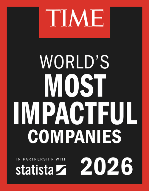 Time world's most impactful companies logo