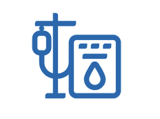 Icon of hemodialysis machine